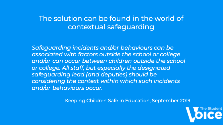 KCSIE Keeping Children Safe in Education Contextual Safeguarding 