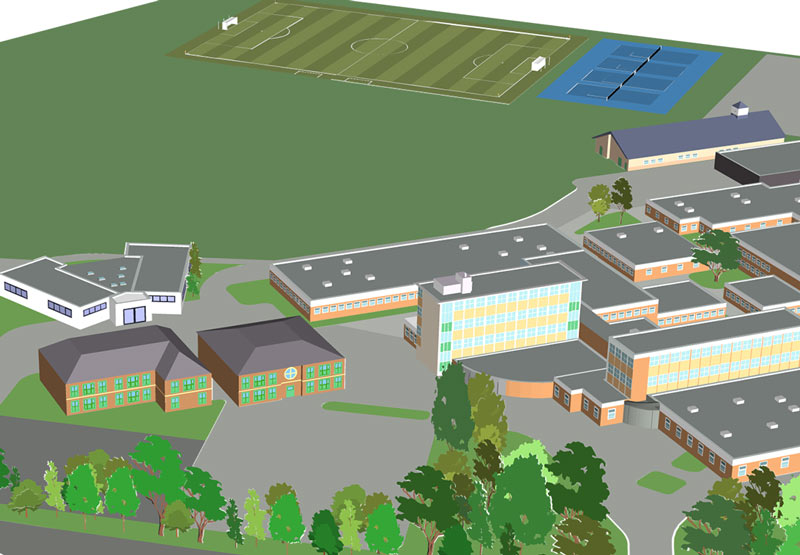 3D School Map Design - Wayfinding & Virtual Tours