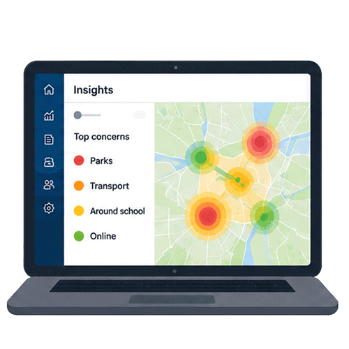 Contextual safeguarding within surrounding areas